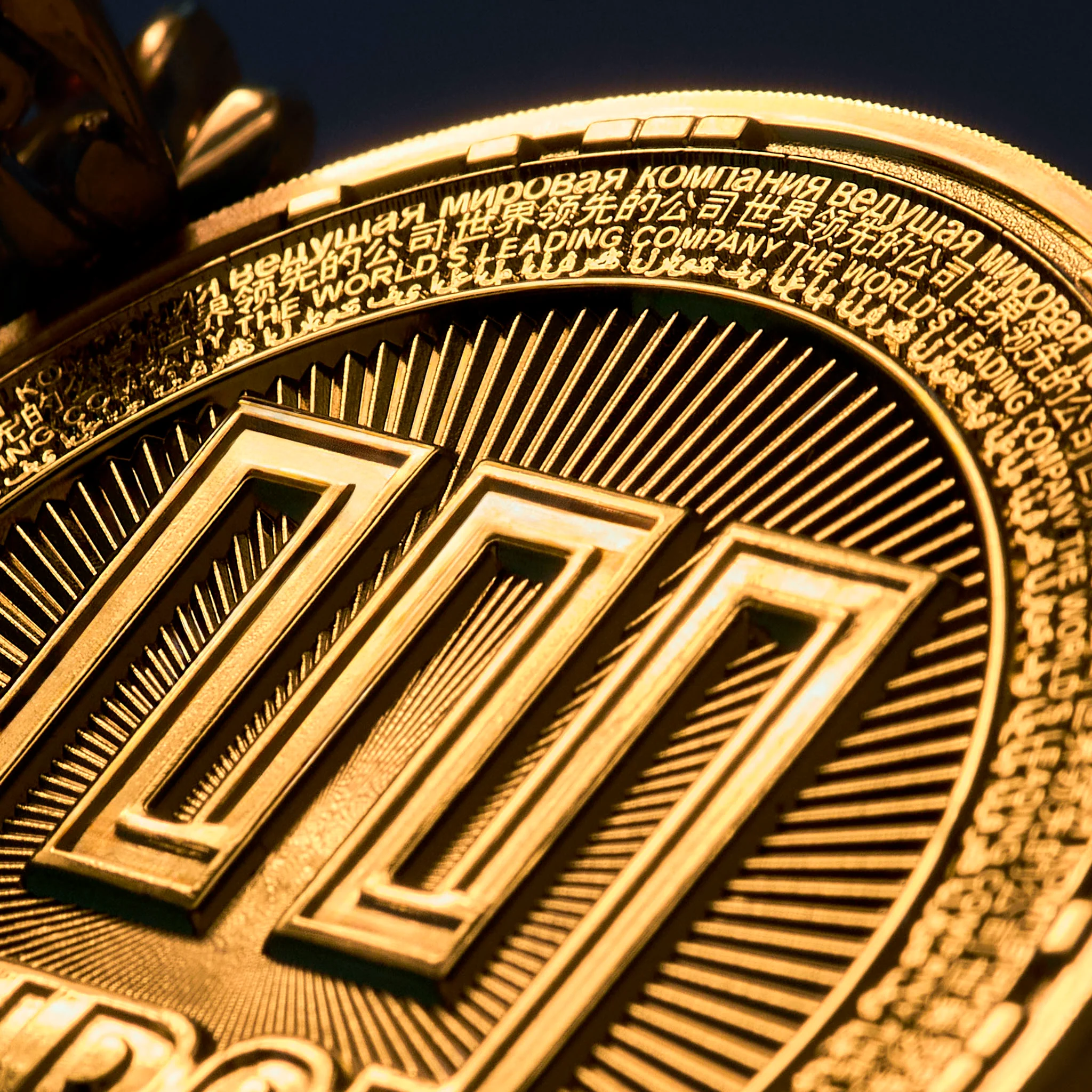 Commemorative Omniglot Rosetta Coin - Image 3