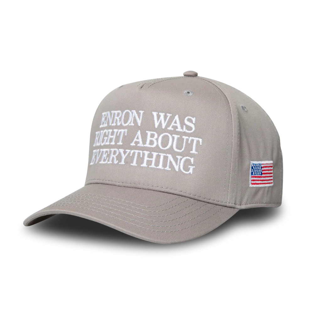Enron Was Right - Gray - Image 3
